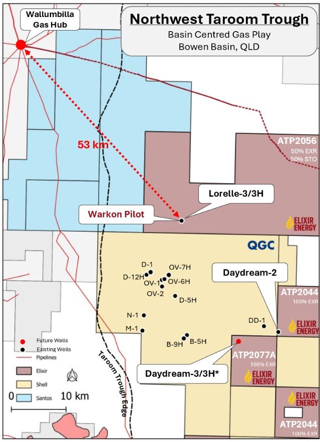 Figure from Elixir Energy Ltd's announcement