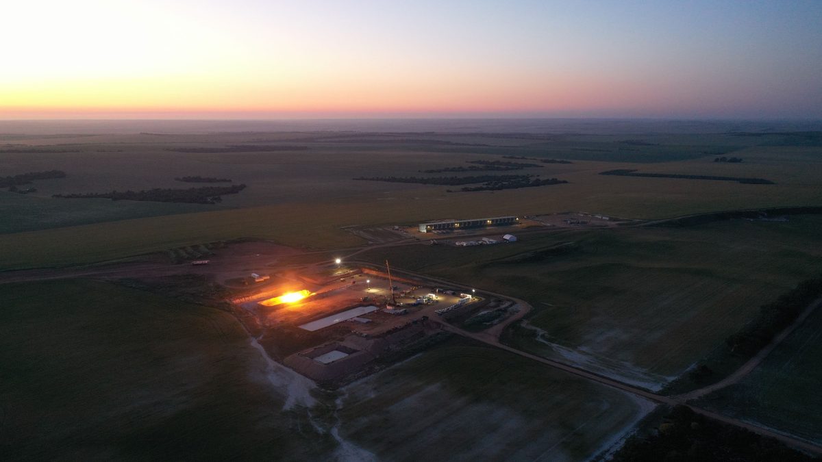 Figure from Strike Energy Ltd's announcement